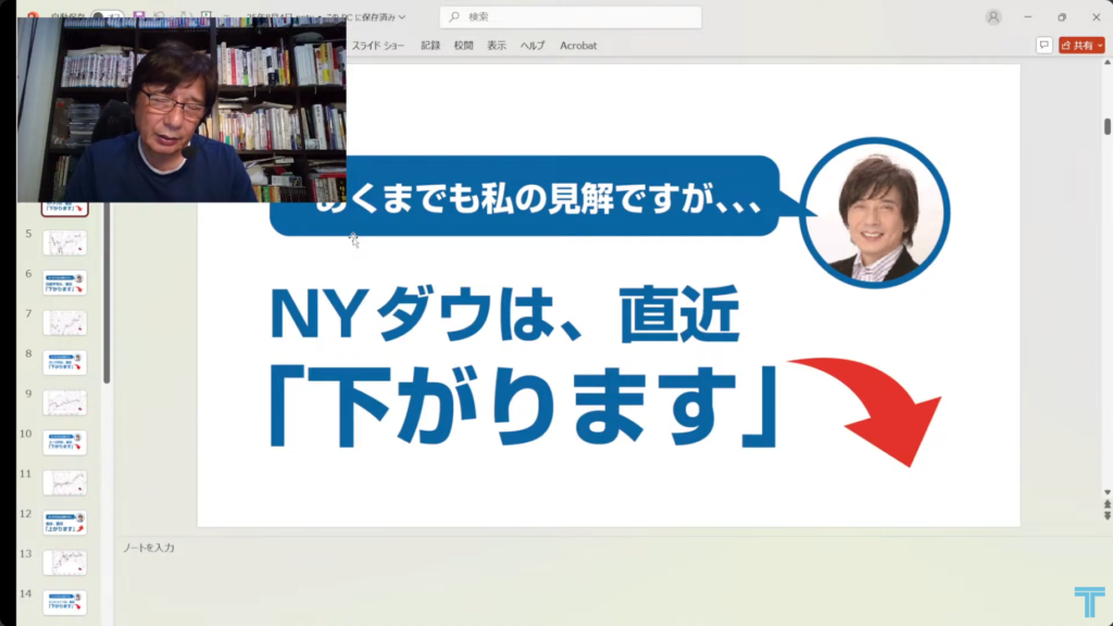 NYダウ 直近下げ
